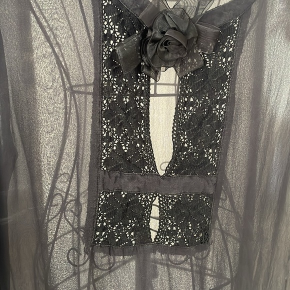 PHILOSOPHY DI ALBERTA FERRETTI SEMI SHEER BLOUSE - Picture 6 of 8